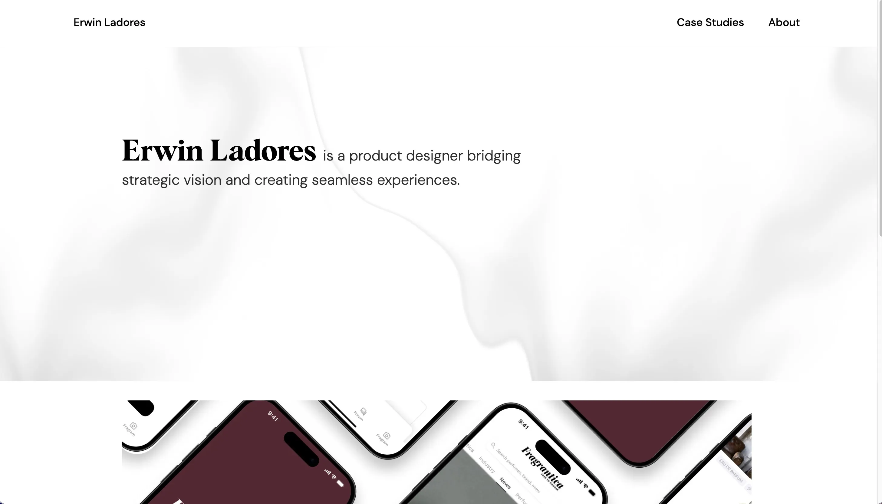 Product Designer Portfolio Website